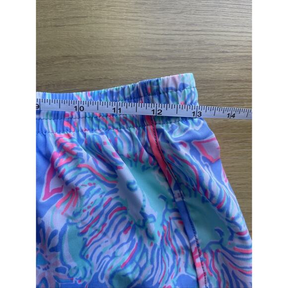 Lilly Pulitzer Luxletic Shorts Womens Extra Small Pink Lined Lightweight Workout - Picture 4 of 9